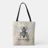 Werknemer Bijen Illustratie Kunst Tote Bag (Achterkant)