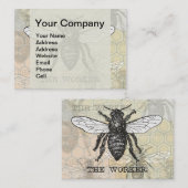  Werknemer Bijen Illustratie Kunst Visitekaartje (Voorkant / Achterkant)