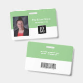 Werknemer de Onderneming van identiteitskaart van Badge (Voor- en achterkant)