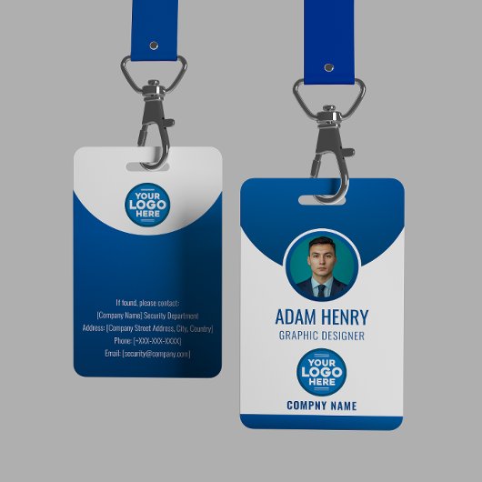  werknemer foto-ID-badge Badge