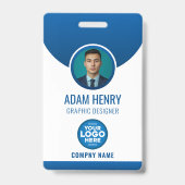 werknemer foto-ID-badge Badge (Voorkant)