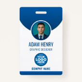  werknemer foto-ID-badge Badge (Voorkant)