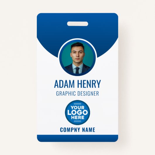 werknemer foto-ID-badge Badge (Voorkant)