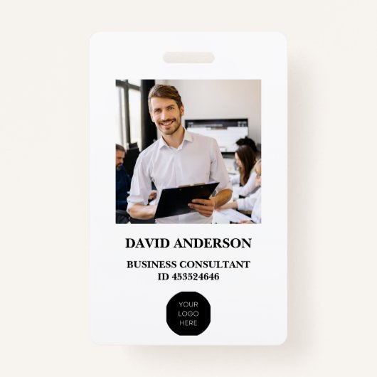 Werknemer Foto ID Bedrijf Beveiligingsbadge Badge (Voorkant)