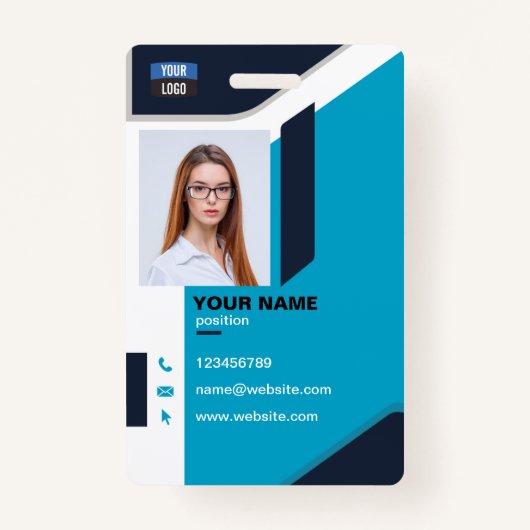 Werknemer Foto ID Bedrijf Beveiligingsbadge Badge (Voorkant)