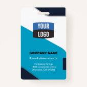 Werknemer Foto ID Bedrijf Beveiligingsbadge Badge (Achterkant)