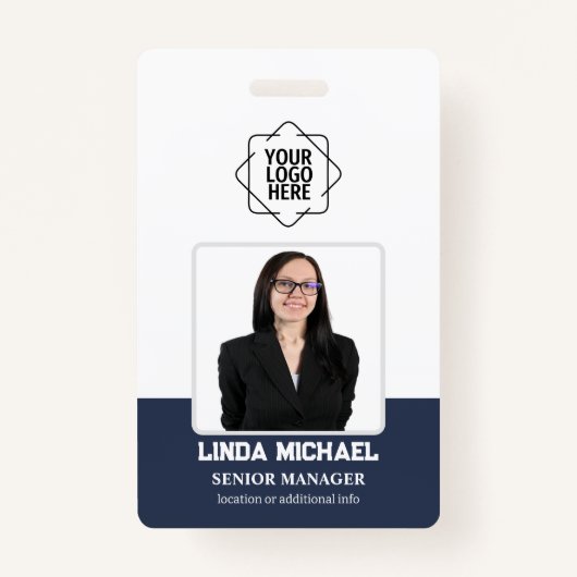 Werknemer Foto ID Bedrijf Beveiligingsbadge Badge (Voorkant)