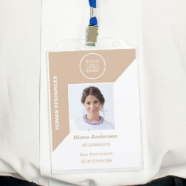 Werknemer Foto ID Bedrijf logo Security Badge