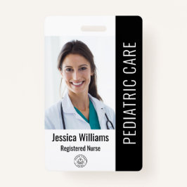 Werknemer Foto-ID met aangepaste gegevens Badge