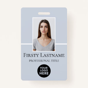 Werknemer - Foto, streepjescode, Logo, naamplaatje Badge