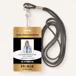 Werknemer Fotobalk Code Naam Aangepast Badge