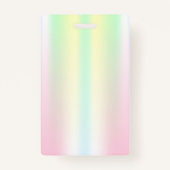 Werknemer Fotoholografische Glitter Drivers Badge (Achterkant)