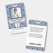 Werknemer Fotoidentificatie ID Aangepaste kaart Badge (Voor- en achterkant)