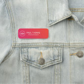 Werknemer Functie Titel Modern Professioneel Magne Naamplaatje (In situ)