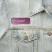 Werknemer Functie Titel Modern Professioneel Magne Naamplaatje (In situ)