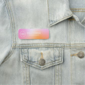 Werknemer Functie Titel Modern Professioneel Magne Naamplaatje (In situ)