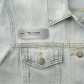 Werknemer Functie Titel Modern Professioneel Magne Naamplaatje (In situ)