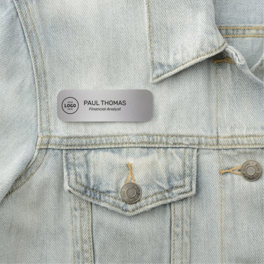 Werknemer Functie Titel Modern Professioneel Magne Naamplaatje (In situ)