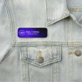 Werknemer Functie Titel Modern Professioneel Magne Naamplaatje (In situ)