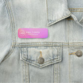 Werknemer Functie Titel Modern Professioneel Magne Naamplaatje (In situ)