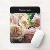 Werknemer Gift Mousepad Rozen - HAMbyWG Muismat (Met muis)