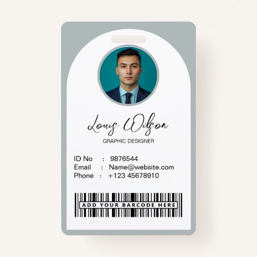  werknemer-ID Badge (Voorkant)