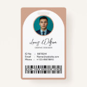  werknemer-ID Badge (Voorkant)