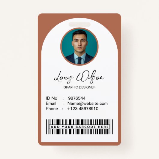 werknemer-ID Badge (Voorkant)