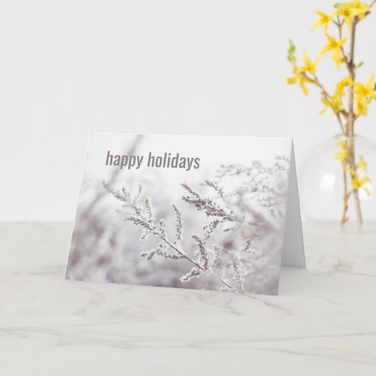 Werknemer Prettige feestdagen kaarten (Gele Bloem)