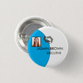Werknemer Ronde Button 3,2 Cm (Voorkant /achterkant)