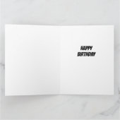 ****WERKNEMER VAN DE DAG**** VERJAARDAG WENSEN KAART (Binnen)