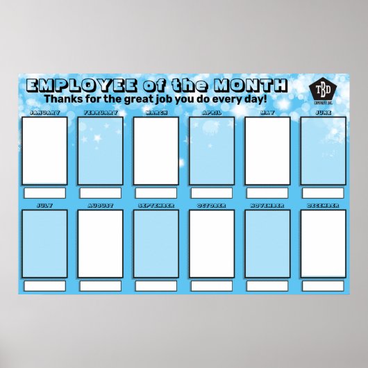 werknemer van de de fotovertoning van de maanderke poster (Voorkant)