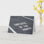 Werknemer van de Gelukwensen van de Maand Kaart (Gele Bloem)