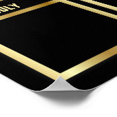 Werknemer van de maand 4x4 foto herkenningsdisplay poster (Hoek)