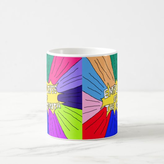 Werknemer van de maand badge baas ster koffiemok (Center)