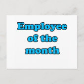 werknemer van de maand briefkaart (Voorkant)