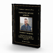 Werknemer van de Maand Foto Logo Gold Personalize (Rechts)