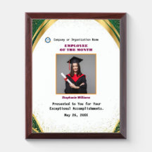 Werknemer van de Maand Foto Logo Gold Personalize