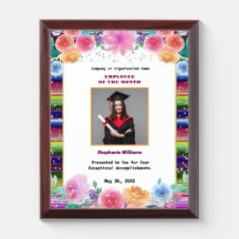 Werknemer van de Maand Foto Logo Gold Personalize