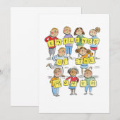 Werknemer van de maand kaart (Voorkant / Achterkant)