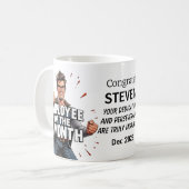 Werknemer van de maand koffiemok (Voorkant links)