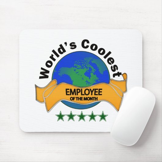 Werknemer van de maand muismat (Met muis)