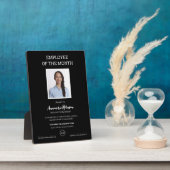 Werknemer van de maand Personalised Award Fotoplaat (Zijkant)