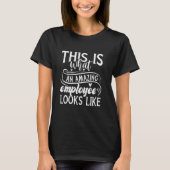 Werknemer van de maand Waardering Beste Werknemer  T-shirt (Voorkant)
