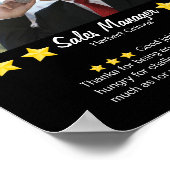 Werknemer van de maandsterwerknemer poster (Hoek)