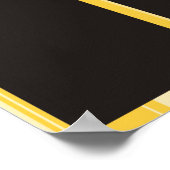 werknemer van de maandvertoning voor 4x6 foto's poster (Hoek)