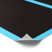 werknemer van de maandvertoning voor 4x6 foto's poster (Hoek)