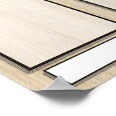 werknemer van de maandvertoning voor 4x6 foto's poster (Hoek)