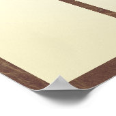 werknemer van de maandvertoning voor 4x6 foto's poster (Hoek)