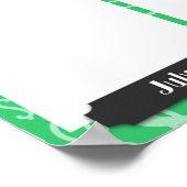 werknemer van de maandvertoning voor 4x6 foto's poster (Hoek)